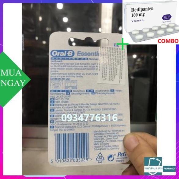 Combo Bedipanten 100mg +  CHỈ NHA KHOA ORAL-B ESSENTIAL FLOSS