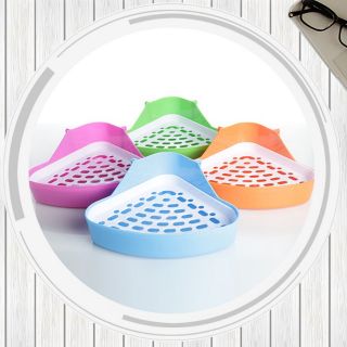 Khay vệ sinh tam giác cho thỏ, bọ