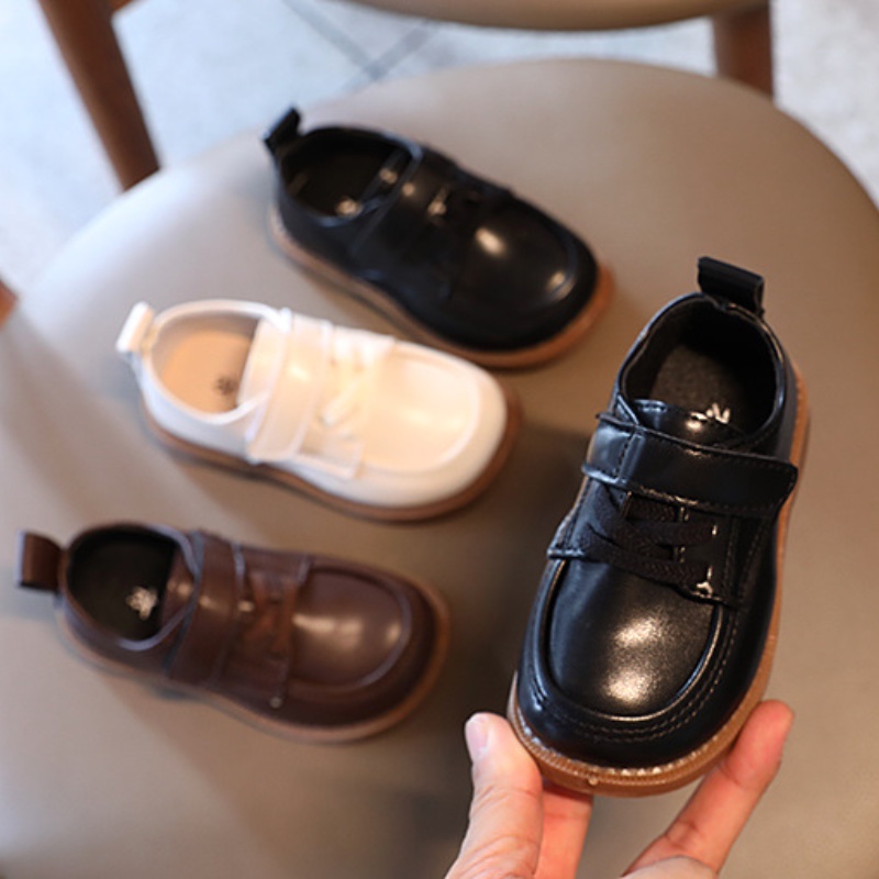 Giày da thiết kế thời trang nhiều màu sắc cho bé gái