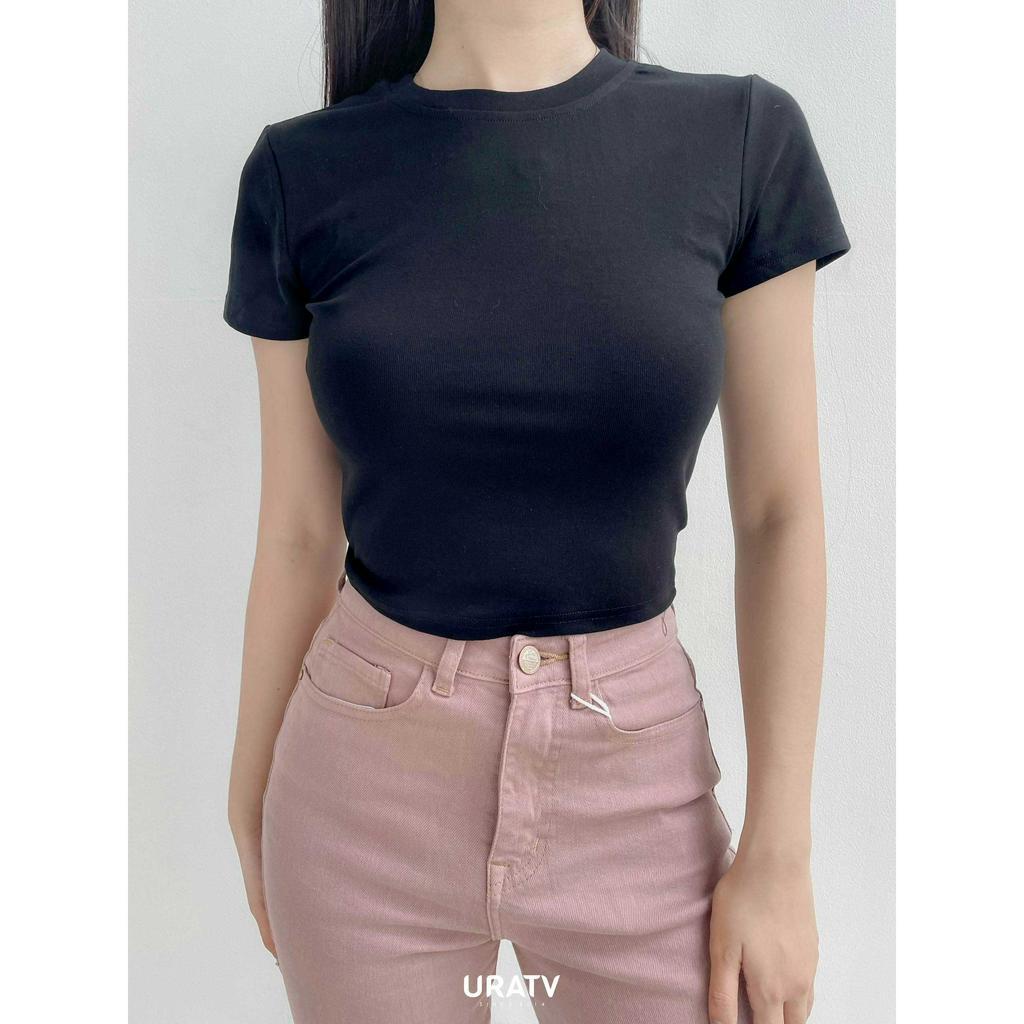 [ẢNH THẬT - CÓ SẴN] Crop body tay ngắn mã U