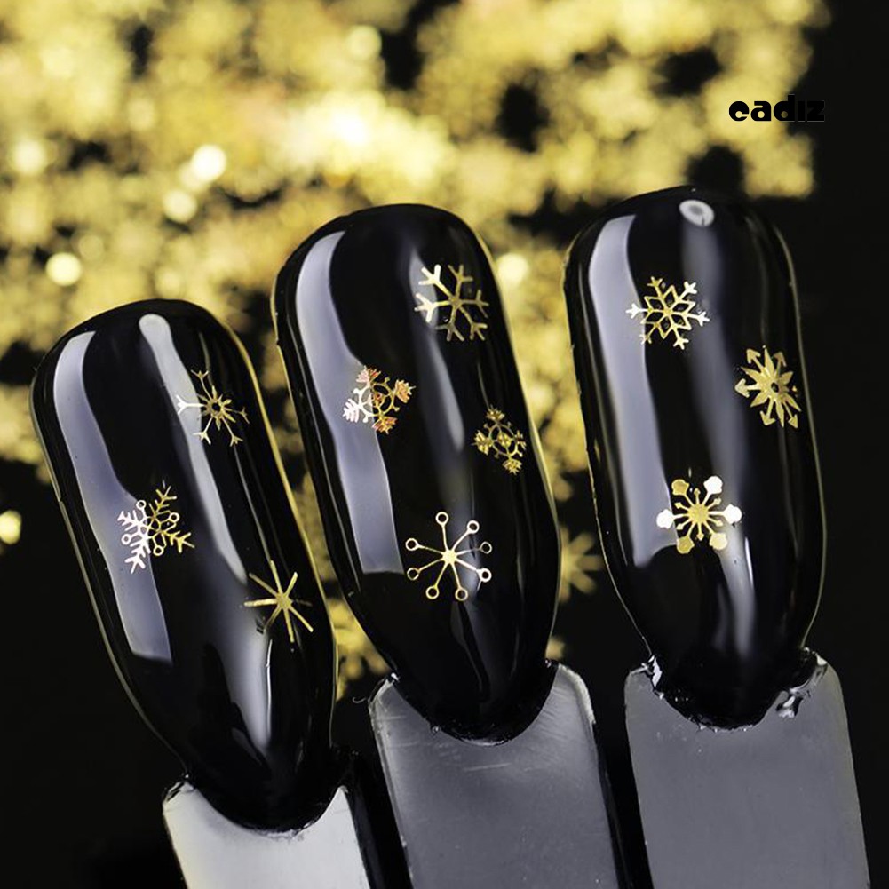 [Hàng mới về] Phụ Kiện Dán Trang Trí Móng Hình Bông Tuyết