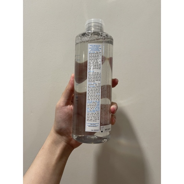 Tẩy trang La Roche Posay Eu Micellar Trắng/ Xanh cho da dầu và da nhạy cảm 400ml