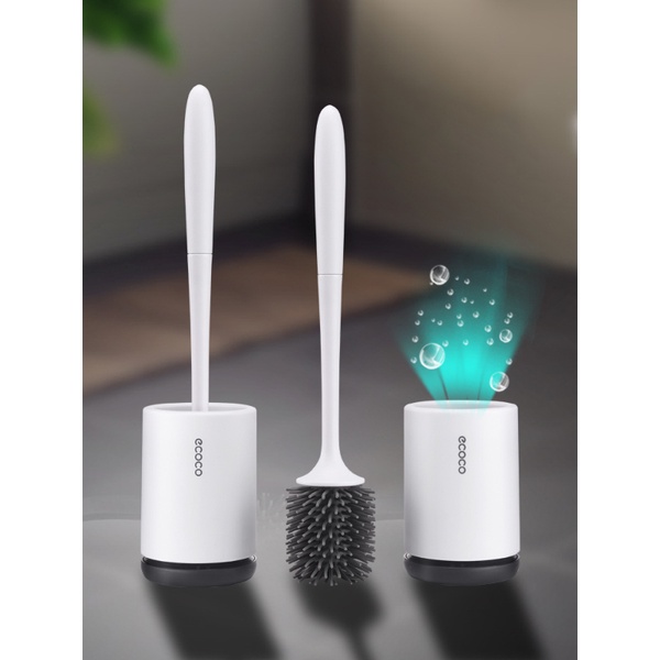 Chổi cọ bồn cầu Silicon Kirei cao cấp kèm ống đựng - Chính hãng Inochi