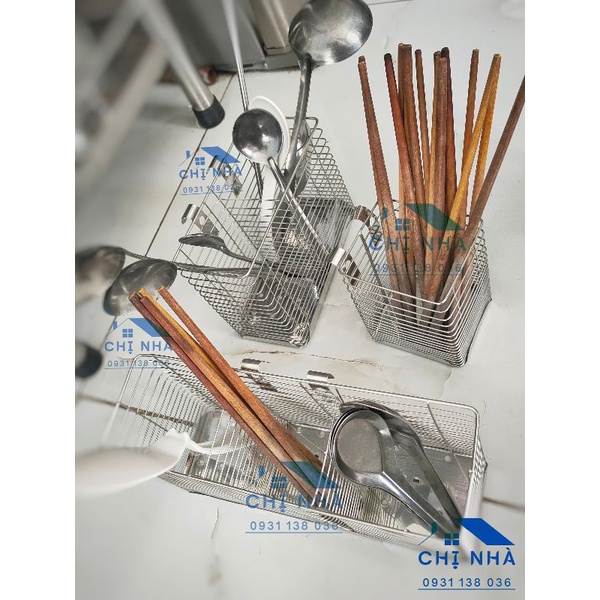 Ống Đũa INOX 201 Treo Tường