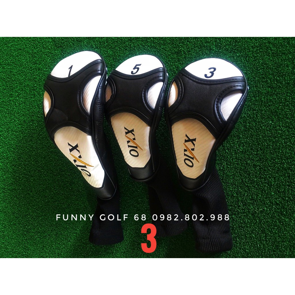 Cover Bộ Bọc đầu gậy Golf cao cấp chính hãng xxio, titlest, ping, taylormade