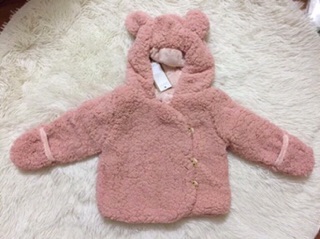 Áo Gấu khuy sừng cho bé