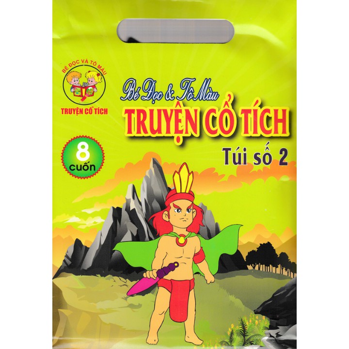 Sách - Bé đọc và tô màu truyện cổ tích - Túi số 2 (8 cuốn)