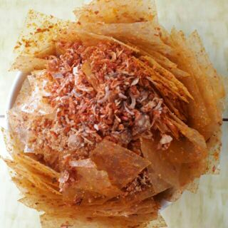  500G BÁNH TRÁNG TỎI TÔM LONG AN 