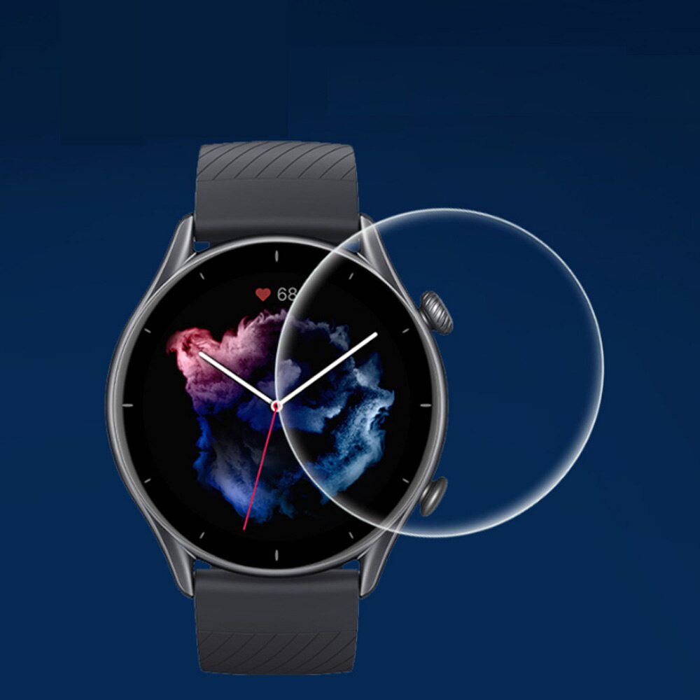 Bộ 4 miếng dán màn hình tpu hydrogel trong suốt chống trầy cho huami amazfit gtr 3 pro gtr3 gtr-3 gts 3 kính