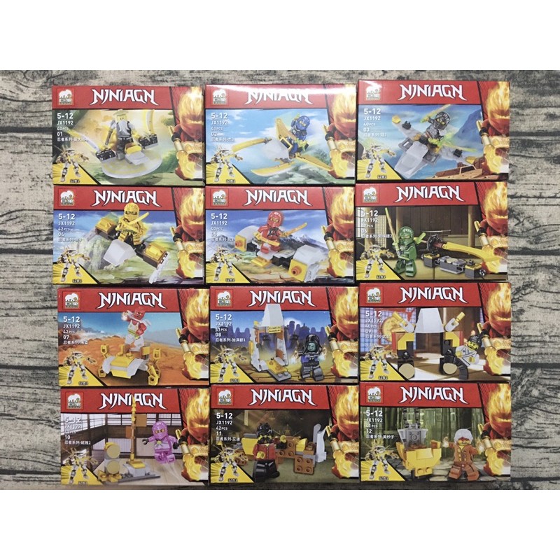 Lắp Ráp Lego Non Các Nhân Vật Ninjago JX1192