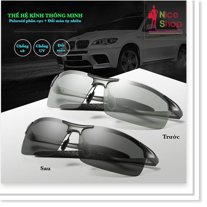 Xả Kho - Mắt kính Perfe phân cực đổi màu chống tia uv hiệu quả | BigBuy360 - bigbuy360.vn