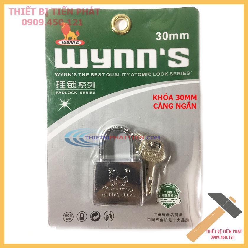 Ổ Khóa Cửa Khóa Tủ WYNN'S 30mm Chống Trộm Cao Cấp (Chính Hãng)