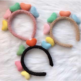 Cài Tóc Bằng Vải Trái Tim Cho Nữ Dễ Thương