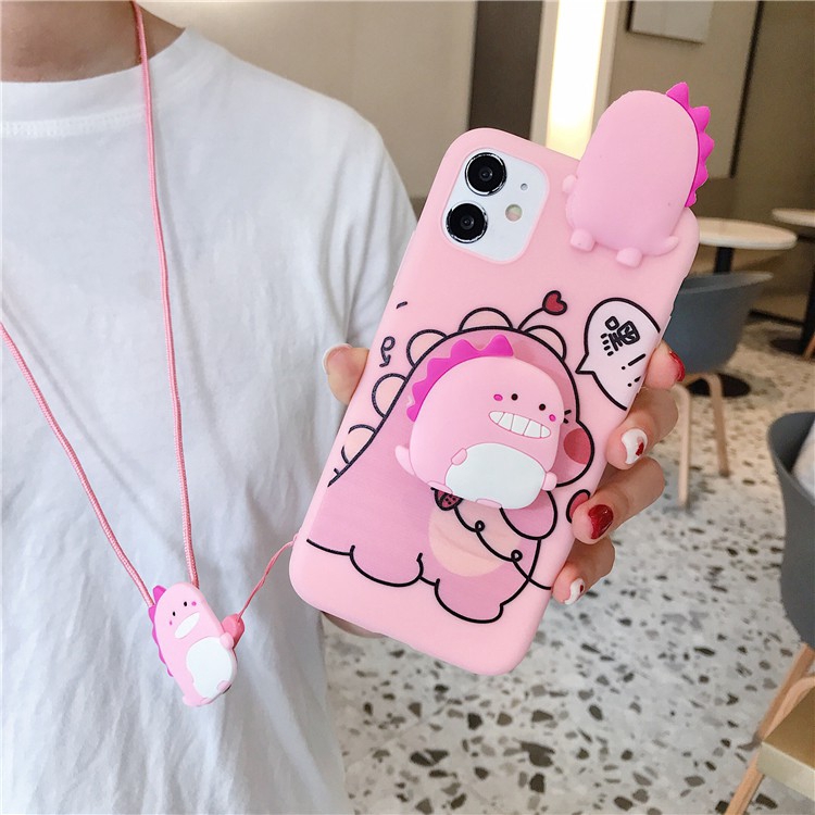 Ốp điện thoại iphone silicone mềm họa tiết hoạt hình cho X XSMAX XR 6s+ 7plus 8 Plus 11 Pro Max