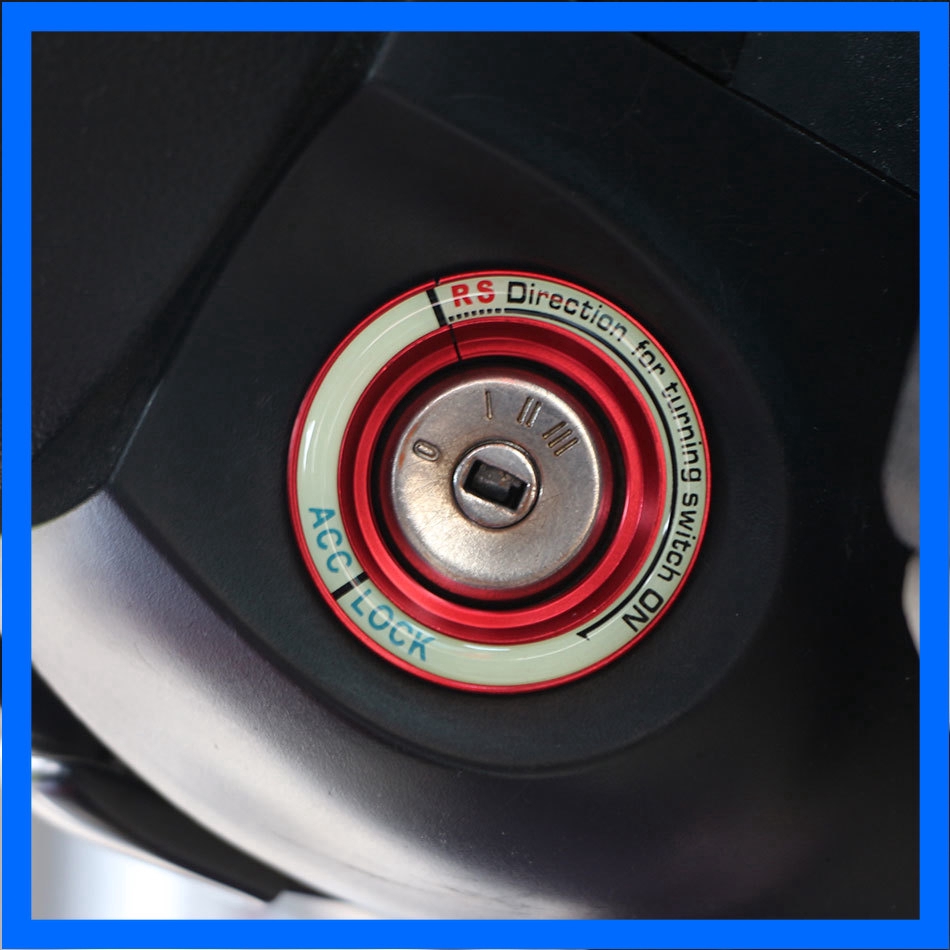 Vòng trang trí ổ cắm chìa khóa xe hơi nhiều màu sắc cho Ford Focus Everest Ranger Kuga 2012-2018 2019