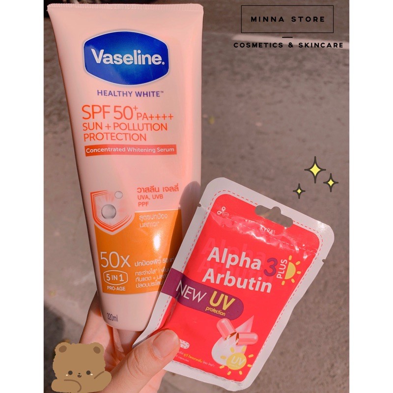 SỮA DƯỠNG THỂ TRẮNG DA VASELINE HEALTHY BRIGHT 50X