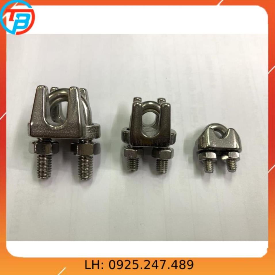 [GIÁ SỈ] Ốc Siết Cáp INOX 304 ( Bịch 10 cái ) [SIÊU RẺ]  - Cáp Thép Thái Bình Vina