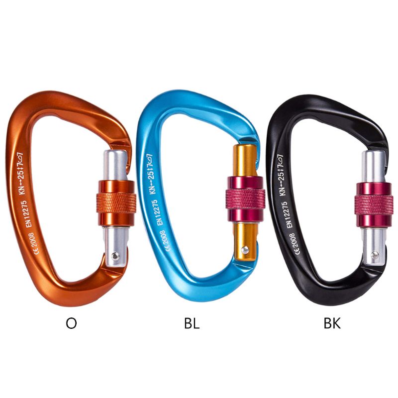 Móc Chữ D Chịu Lực Tốt 25KN Cho Leo Núi Tiện Dụng