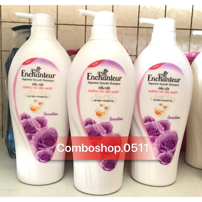 Dầu gội Enchanteur 650g dầu gội dưỡng tóc siêu mượt