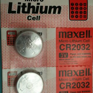 Pin CMOS Maxell CR2032 / CR2025 / CR2016 Lithium 3v