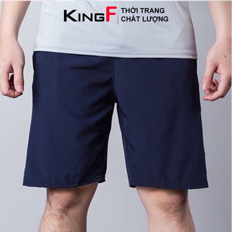 [Mã SR11JUNE5 giảm 20K đơn 50K] Quần đùi nam vải dù gió KINGF quần short trơn mềm mịn thoáng mát mặc ở nhà chơi thể thao | BigBuy360 - bigbuy360.vn