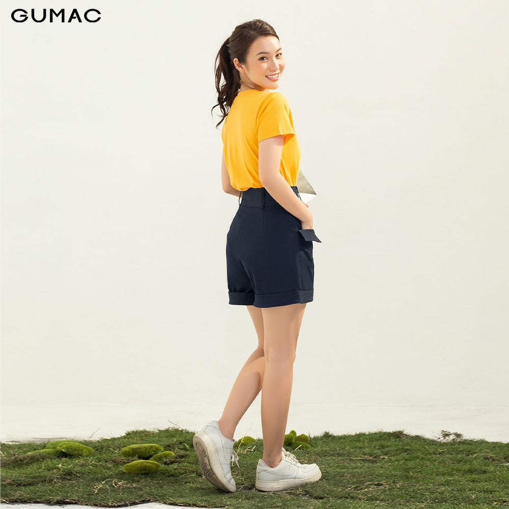 [Mã WABRGUM giảm 10% tối đa 30K đơn 99K] Quần short nữ túi hộp thời trang GUMAC QC03061