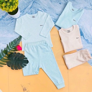 Bộ Avaler cotton dài tay cài vai đủ size
