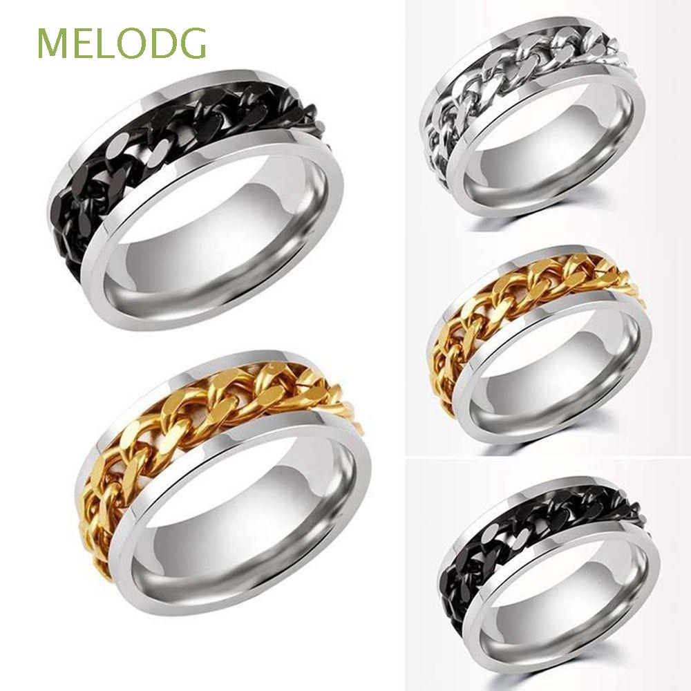 Nhẫn kim loại không rỉ thiết kế cá tính sang trọng