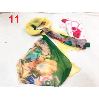 KHĂN VON LỤA GU 18 HỌA TIẾT