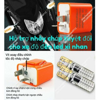 Cục ting tong, Chớp điện tử chỉnh độ nháy xe máy