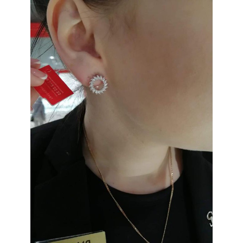 Khuyên tai bạc SUNLIGHT