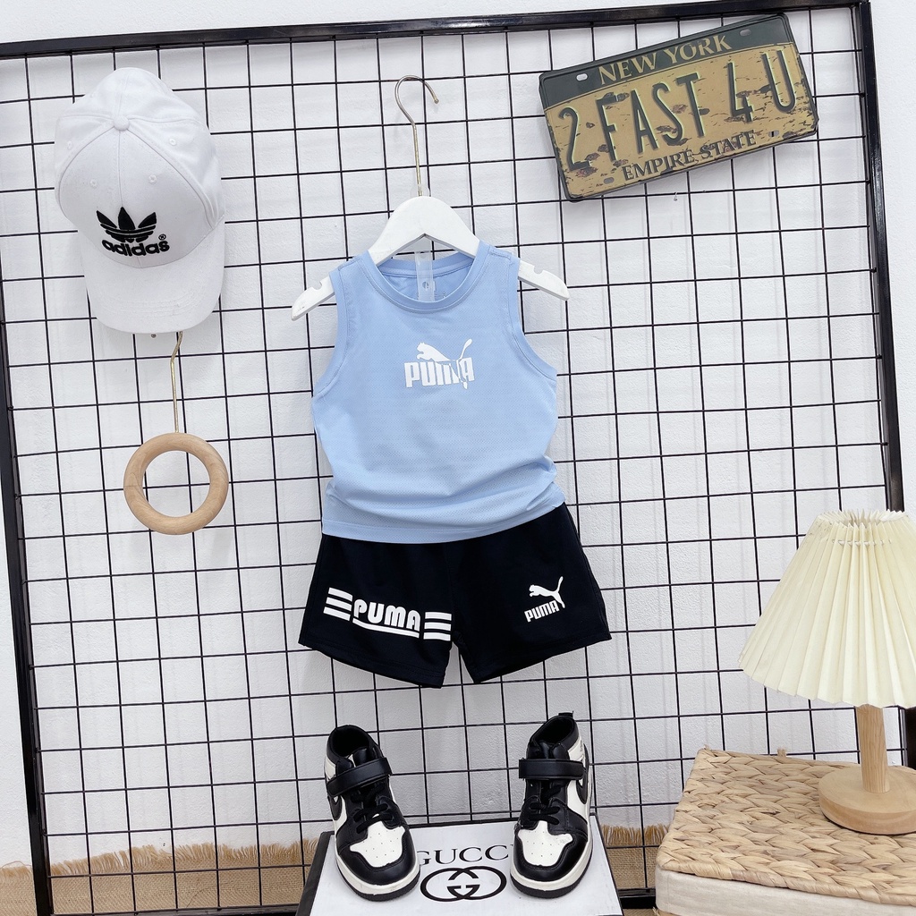 Đồ bộcho bé bộ ba nỗ thể thao sát lách chất liệu thông hơi mùa hè cho bé yêu từ 18_28kg shop VYVY kids