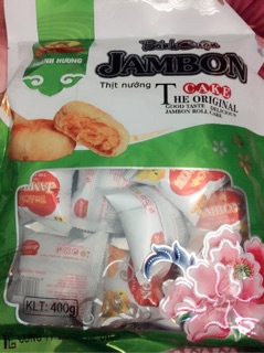 Bánh cuộn jambon Thịt nướng.