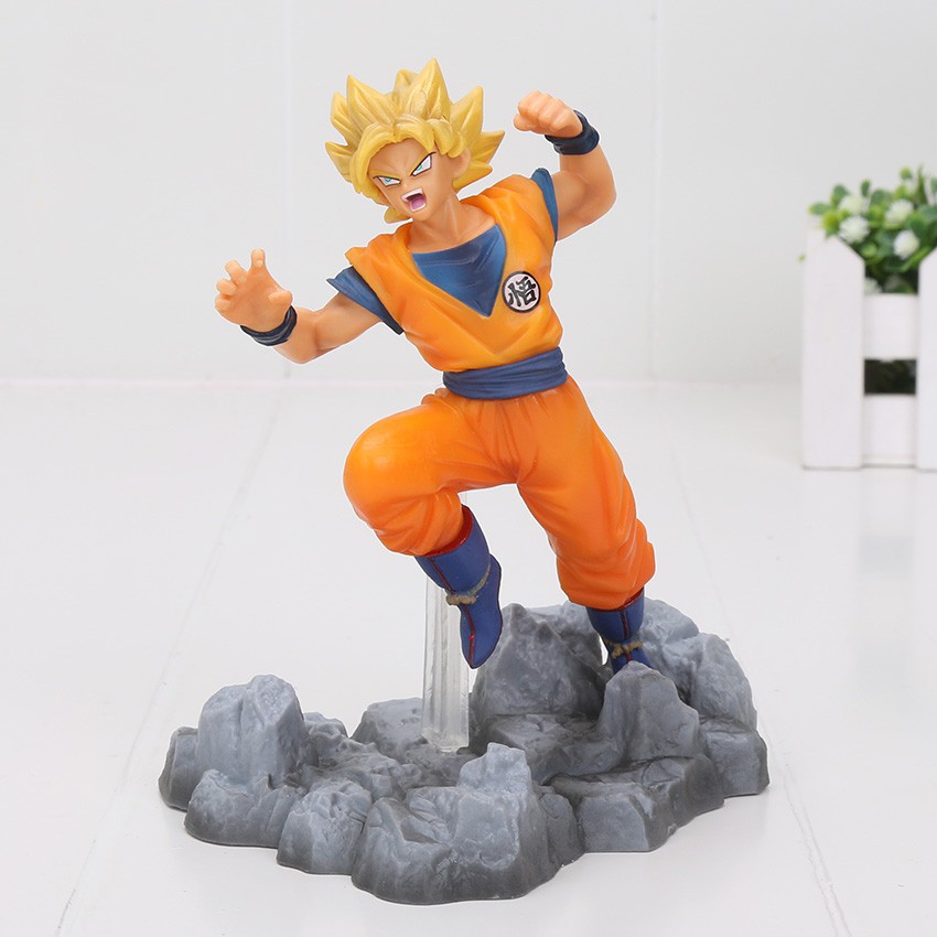 Tượng mô hình nhân vật Son Goku trong Dragon Ball nhiều mẫu mã cao 14cm
