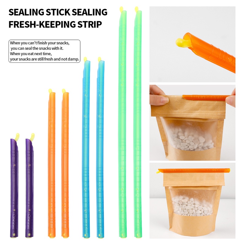 1 Dụng Cụ Kẹp Miệng Túi Thực Phẩm / Trái Cây Khô Bằng Nhựa Đa Năng Chất Lượng Cao Có Thể Tái Sử Dụng