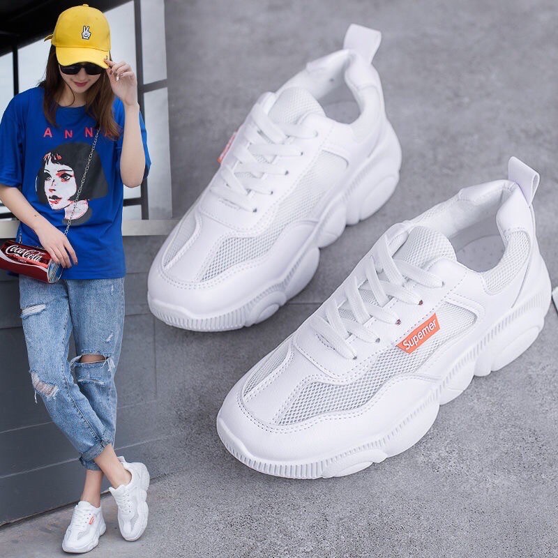 Giày vải lười, giày thể thao hở gót xinh xắn hè 2020 | BigBuy360 - bigbuy360.vn