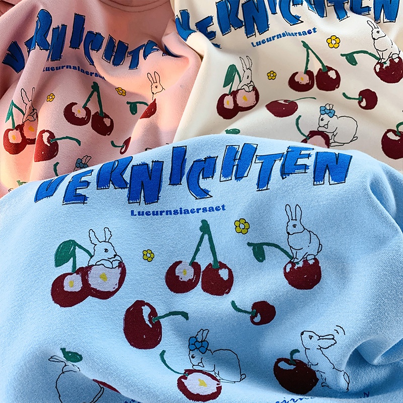 Áo hoodie NRVP tay dài in họa tiết phong cách Hàn Quốc thời trang dành cho nam và nữ oversize