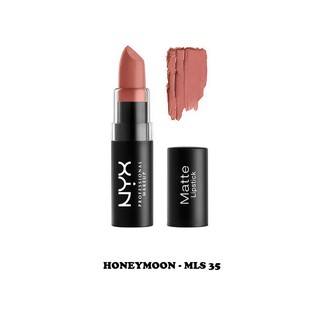 Son lì NYX Professional Makeup Matte Lipstick mềm mại - HONEYMOON