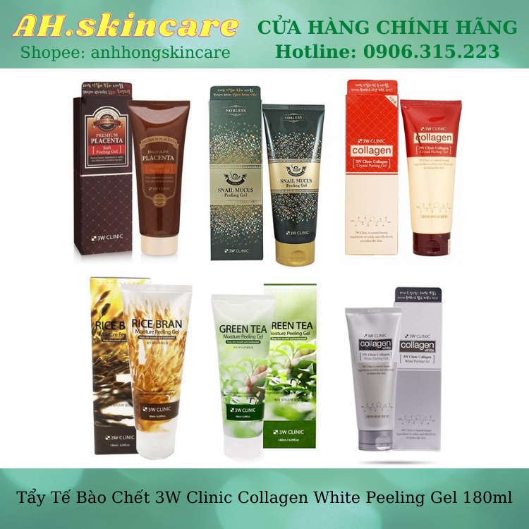 Tẩy Tế Bào Chết 3W Clinic Peeling Gel 180ml