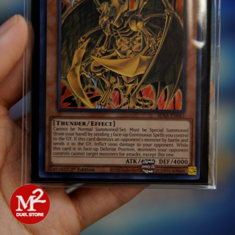 Lá bài Yugioh SDSA-EN043 Hamon, Lord of Striking Thunder - Ultra Rare - Đóng gói theo tiêu chuẩn M2SCCQ-Lite