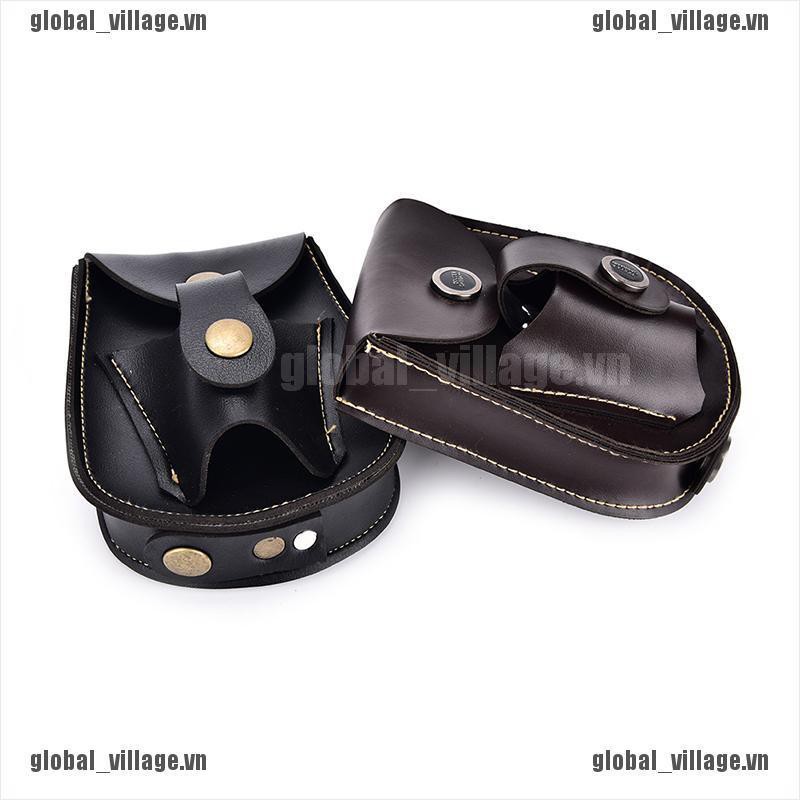 [global] Faux Leather 2In1 Hunting Slingshot Ammo Catapult Steel Balls Bearings Bag Pouch [village]