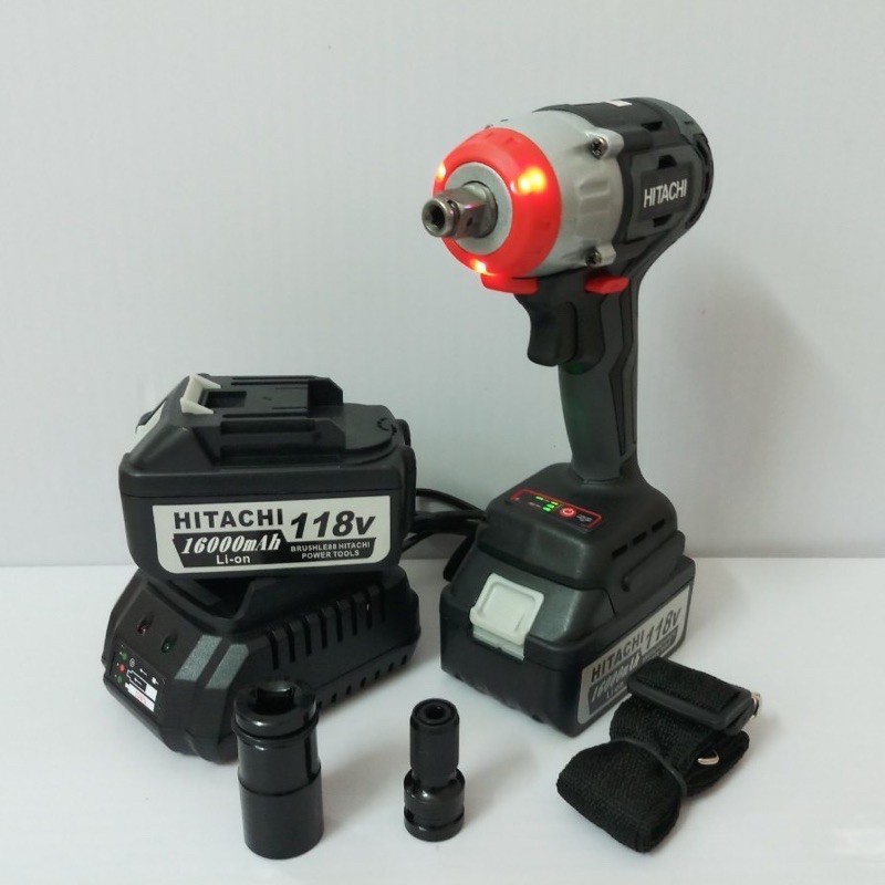Siết Bulong Hitachi đầu đỏ 118v 3 chức năng