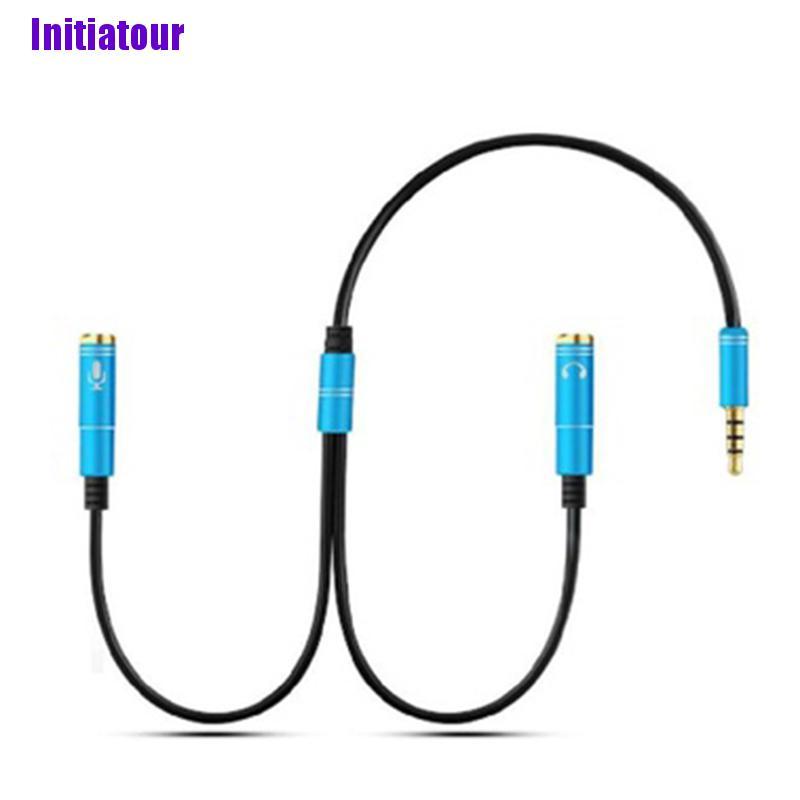 Cáp Chia Âm Thanh Jack 3.5mm Kèm Mic | BigBuy360 - bigbuy360.vn