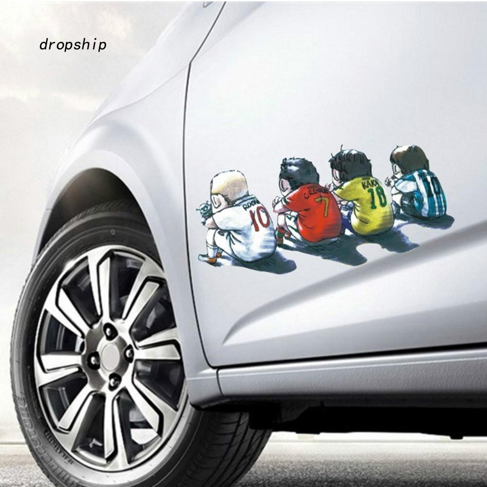Hình dán họa tiết các con vật hoạt hình chống thấm nước dùng để trang trí cửa sổ ô tô