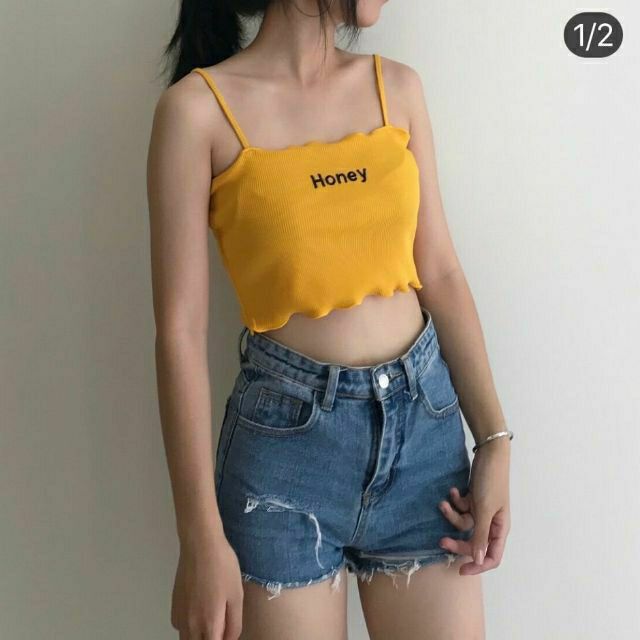 Áo hai dây ulzzang nhiều màu R64
