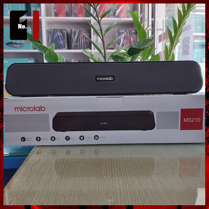 Loa Thanh Soundbar Máy Tính Để Bàn Bluetooth Microlab MS210 Loa Vi Tính Laptop Nghe Nhạc Âm Thanh Hay Bass Lớn
