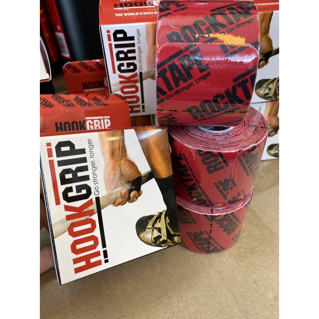 Băng Dán Bảo Vệ Ngón Tay Tập Cử Tạ HookGrip Tape Thumb Protection RockTape