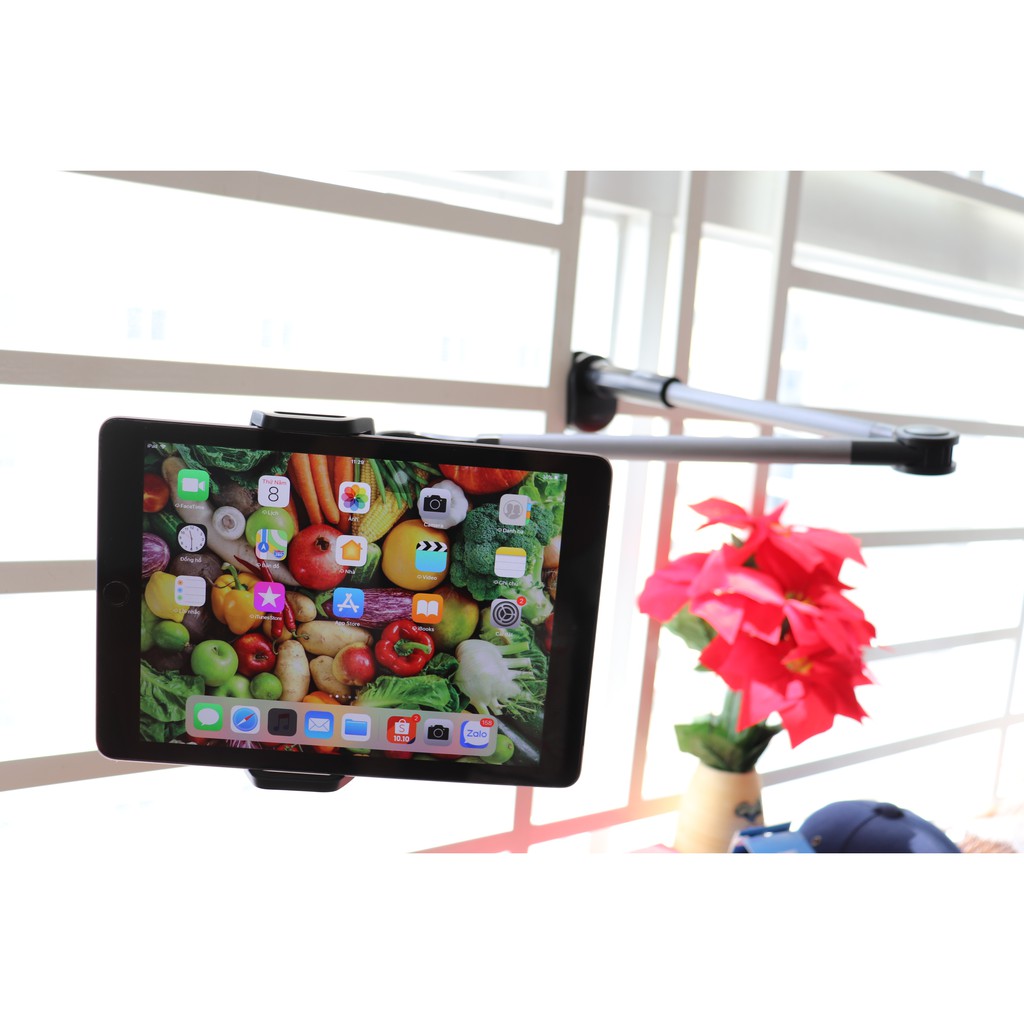 Kẹp đầu giường giữ Ipad và Điện thoại Xem Phim 360 độ chính hãng Baseus