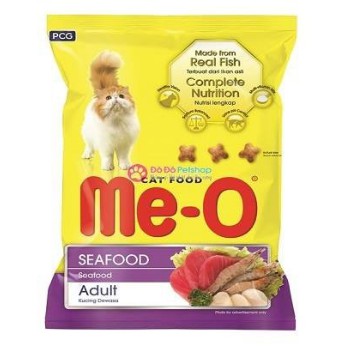 Thức ăn khô (cám) Me-O 350g - ~400g Thái Lan vị hải sản và vị cá ngừ cho mèo