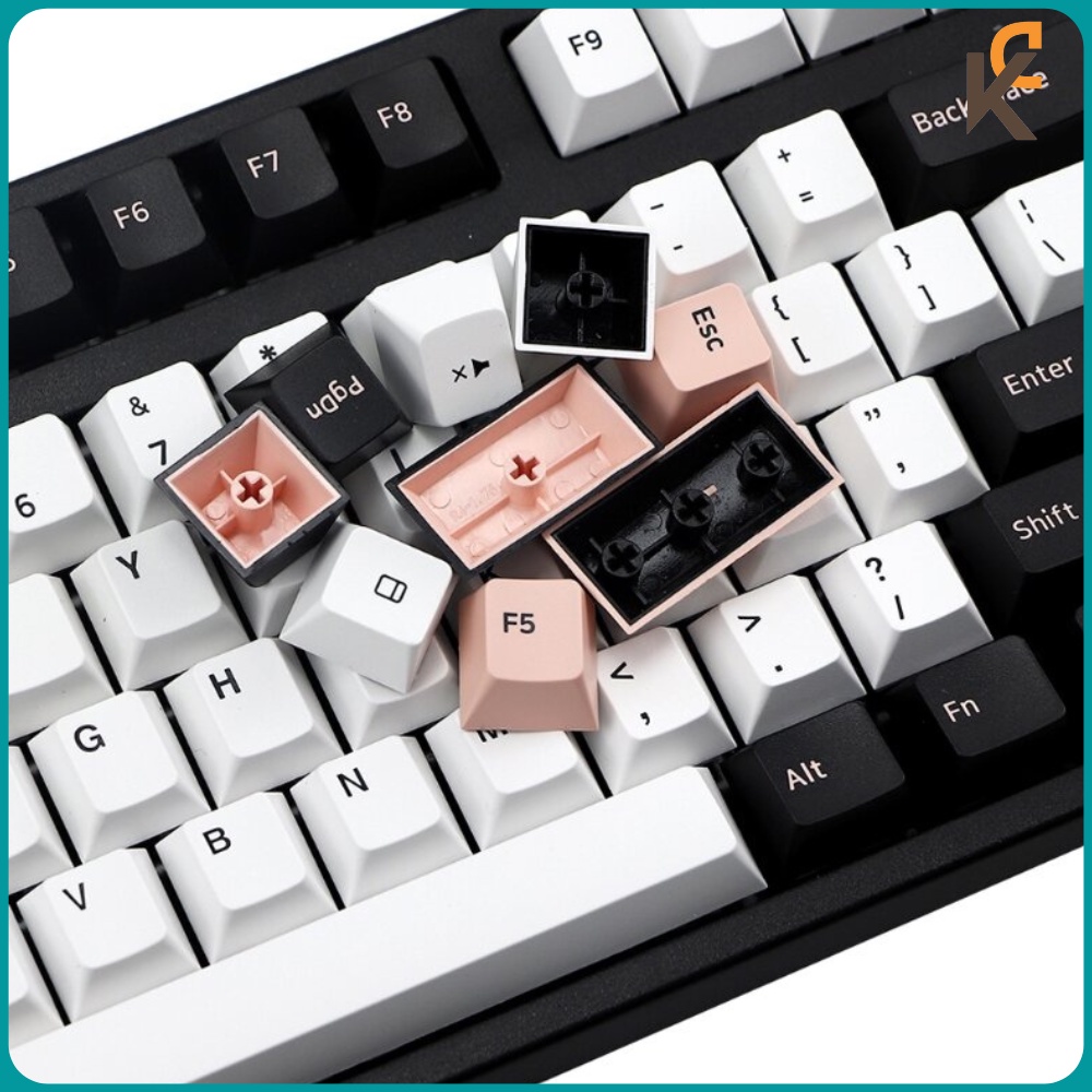 Keycap GMK Olivia 135 nút PBT OEM In Double Shot Dành Cho Bàn Phím Cơ